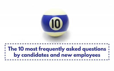 10 most frequently asked questions by candidates and new employees