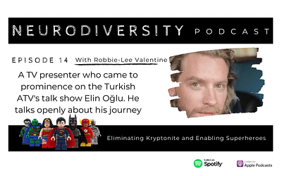 Robbie-Lee Valentine – Superhero, writer and TV presenter (Ep.14)