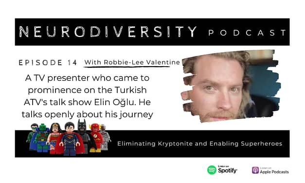 Robbie-Lee Valentine – Superhero, writer and TV presenter (Ep.14)